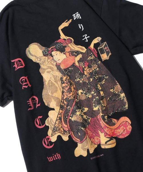 LONELY/論理(ロンリー)の「LONELY(論理)/ロンリーDANCEWITH/TEE プリントTシャツ(Tシャツ/カットソー・メンズ・ホワイト/ブラック/パープル・XL/L/XXL)」の19枚目の写真