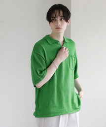 ASTRONOMY | ウォッシャブルニットポロシャツ(ポロシャツ)