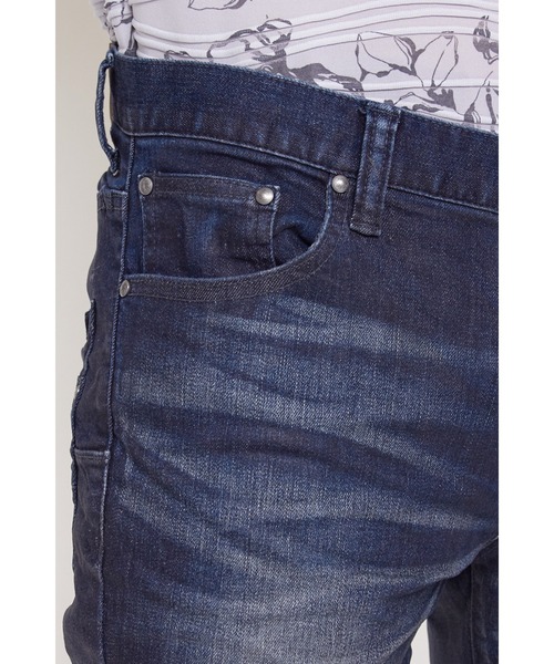 TORNADO MART（トルネードマート）の「TORNADO MART∴ヴィンテージコーティングスキニーデニム（デニムパンツ・メンズ・ブラック/パープル/ネイビー/ブルー系2・S/M/L/LL）」の22枚目の写真