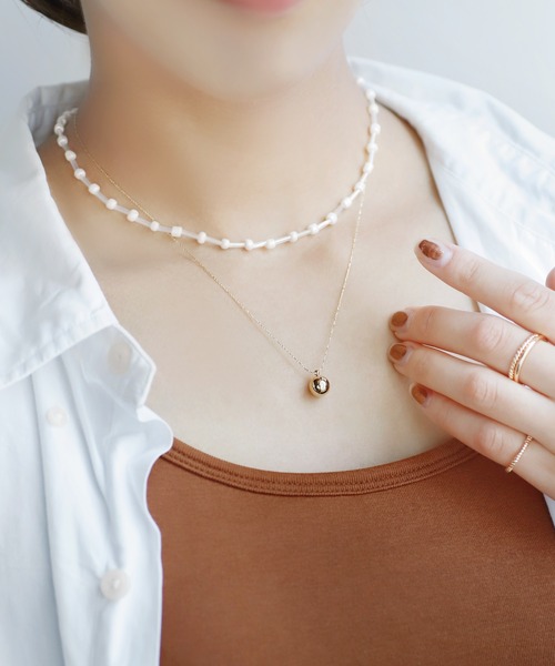 メタルスフィアネックレス（ネックレス）｜ANEMONE（アネモネ）の  