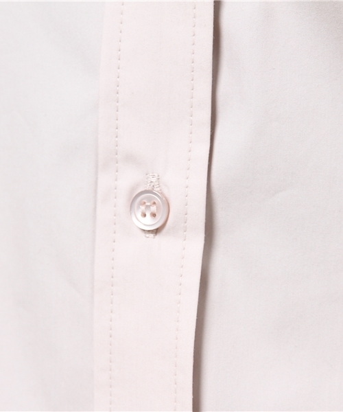 Noble（ノーブル）の「80/-タイプライターストレッチシャツ。（シャツ/ブラウス・レディース・ホワイト/ベージュ/カーキ・FREE）」の12枚目の写真