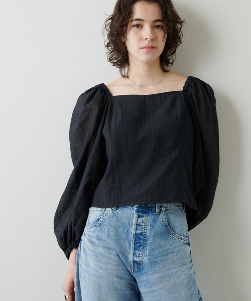 Whim Gazette（ウィムガゼット）の「ボリュームスリーブブラウス