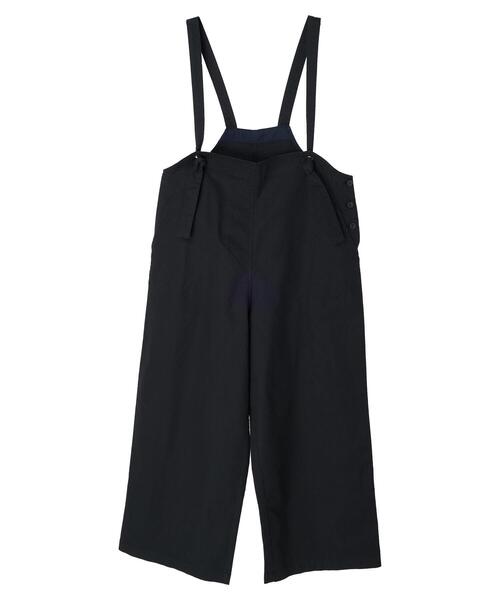 AMERICAN HOLIC（アメリカンホリック）の「綿ピケサロペット（サロペット/オーバーオール・レディース・ネイビー/ライトベージュ・M/L）」の13枚目の写真