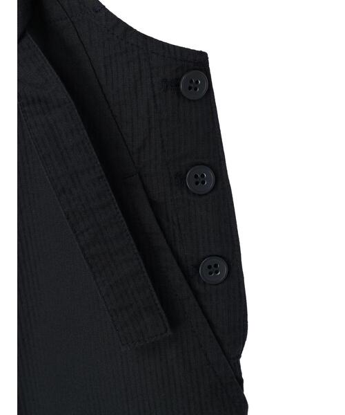 AMERICAN HOLIC（アメリカンホリック）の「綿ピケサロペット（サロペット/オーバーオール・レディース・ネイビー/ライトベージュ・M/L）」の6枚目の写真