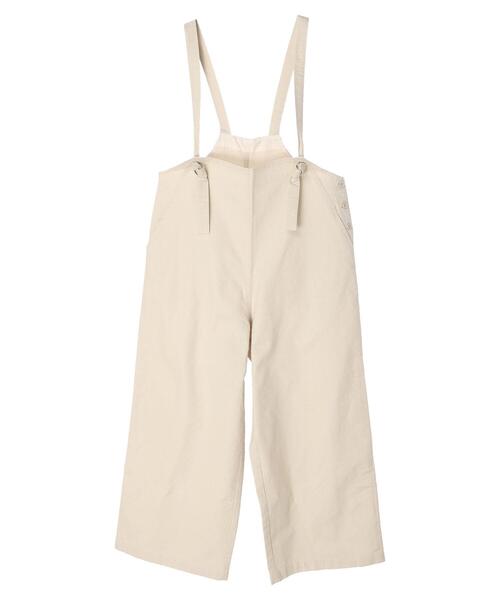 AMERICAN HOLIC（アメリカンホリック）の「綿ピケサロペット（サロペット/オーバーオール・レディース・ネイビー/ライトベージュ・M/L）」の3枚目の写真