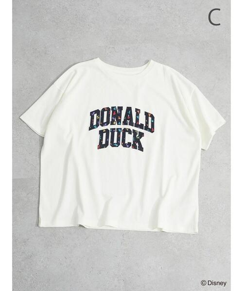 Green Parks(グリーンパークス)の「Disney/レインボーロゴT(Tシャツ/カットソー・レディース・A/B/C/D・FREE)」の9枚目の写真