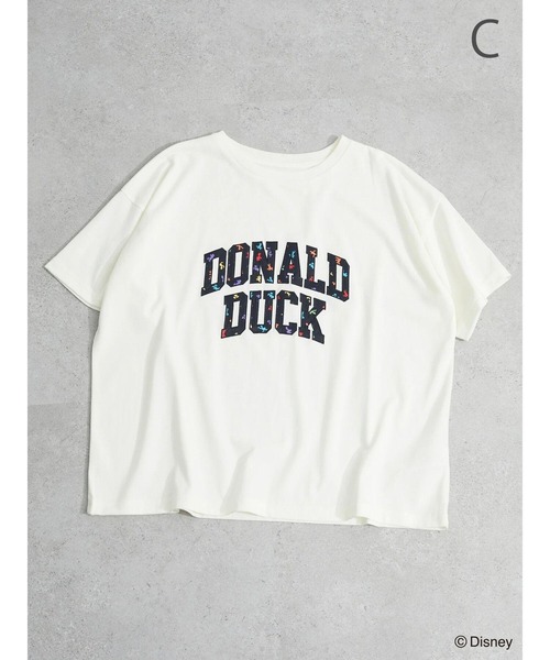 Green Parks(グリーンパークス)の「Disney/レインボーロゴT(Tシャツ/カットソー・レディース・A/B/C/D・FREE)」の3枚目の写真