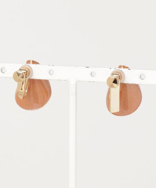 The Rule(ザルール)の「The Rule ザルール:OAK rolled stud earring:オーク ロールスタッズ イヤリング(イヤリング・レディース・ダークグリーン系/ホワイト/オレンジ/モカ/ネイビー/グレー/ワインレッド・FREE)」の15枚目の写真