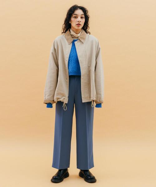 CITEN（シテン）の「＜CITEN＞タックセミワイドパンツ Ⅲ（その他パンツ・レディース・ブラック/ライトピンク/コバルトブルー・S/M）」の6枚目の写真