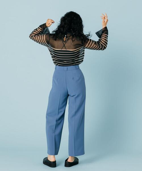 CITEN（シテン）の「＜CITEN＞タックセミワイドパンツ Ⅲ（その他パンツ・レディース・ブラック/ライトピンク/コバルトブルー・S/M）」の18枚目の写真