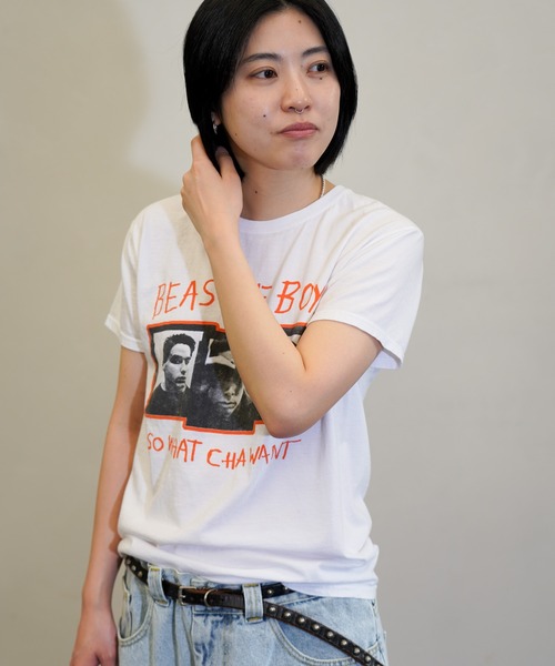 THRIFTY LOOK(スリフティールック)の「THRIFTY LOOK / スリフティールック THRIFTY "BEASTIE BOYS" TEE ビースティーボーイズ バンドTシャツ バンT(Tシャツ/カットソー・メンズ・ホワイト/ブラック/ホワイト系2/ブラック系/ネイビー・X-LARGE/LARGE/XX-LARGE/MEDIUM)」の22枚目の写真