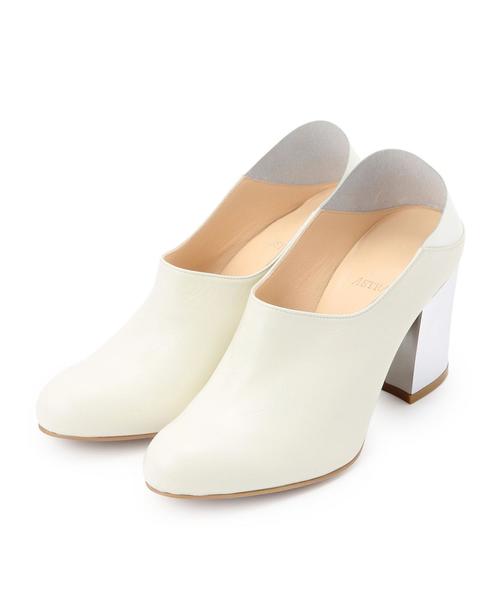 ASTRAET(アストラット)の「ASTRAET(アストラット) 2WAYミュール ホワイト●(ブーティ・レディース・ホワイト・37/36/38/35)」の1枚目の写真