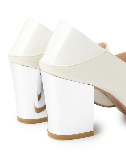 ASTRAET(アストラット)の「ASTRAET(アストラット) 2WAYミュール ホワイト●(ブーティ・レディース・ホワイト・37/36/38/35)」の4枚目の写真