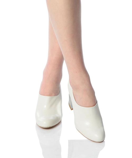 ASTRAET(アストラット)の「ASTRAET(アストラット) 2WAYミュール ホワイト●(ブーティ・レディース・ホワイト・37/36/38/35)」の5枚目の写真