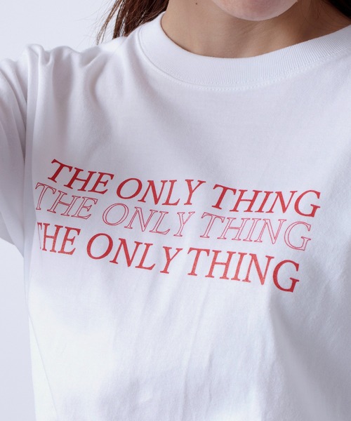 MAISON BREEZE（メゾンブリーズ）の「キレイ目ロゴTならこれ。きちんと感がトレンド！【MAISON BREEZE】THE ONLY THING メッセージプリントTシャツ（Tシャツ/カットソー・レディース・ブラック系その他2/ピンク/グリーン/ブラック系1・FREE）」の22枚目の写真