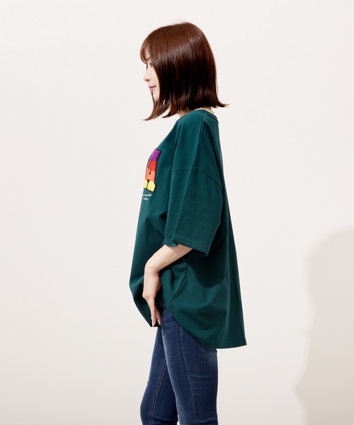 VIBGYOR(ヴィブジョー)の「サガラ刺繍 半袖 C/N(BEY)(Tシャツ/カットソー・メンズ・ホワイト/ブラック/グリーン・MEDIUM/LARGE)」の13枚目の写真