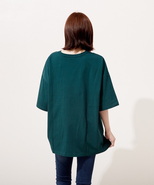 VIBGYOR(ヴィブジョー)の「サガラ刺繍 半袖 C/N(BEY)(Tシャツ/カットソー・メンズ・ホワイト/ブラック/グリーン・MEDIUM/LARGE)」の10枚目の写真