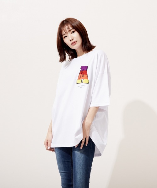 VIBGYOR(ヴィブジョー)の「サガラ刺繍 半袖 C/N(BEY)(Tシャツ/カットソー・メンズ・ホワイト/ブラック/グリーン・MEDIUM/LARGE)」の9枚目の写真