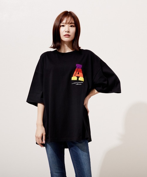 VIBGYOR(ヴィブジョー)の「サガラ刺繍 半袖 C/N(BEY)(Tシャツ/カットソー・メンズ・ホワイト/ブラック/グリーン・MEDIUM/LARGE)」の12枚目の写真