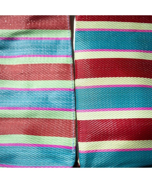 PUEBCO（プエブコ）の「RECYCLED PLASTIC STRIPE BAG　Square（トートバッグ・メンズ・その他3/その他5/その他6/その他4/その他2/その他1・ONE SIZE）」の11枚目の写真