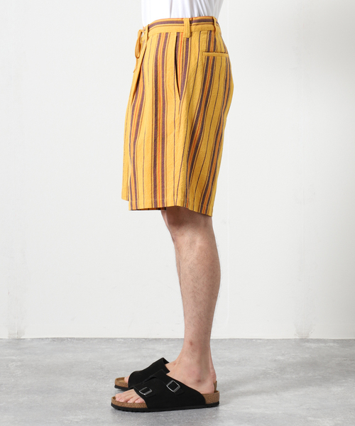 JOURNAL STANDARD（ジャーナルスタンダード）の「メキシカン ストライプ ショーツ（その他パンツ・メンズ・ネイビー/イエロー/グリーン・MEDIUM/LARGE）」の6枚目の写真