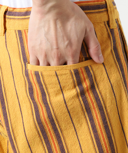 JOURNAL STANDARD（ジャーナルスタンダード）の「メキシカン ストライプ ショーツ（その他パンツ・メンズ・ネイビー/イエロー/グリーン・MEDIUM/LARGE）」の10枚目の写真