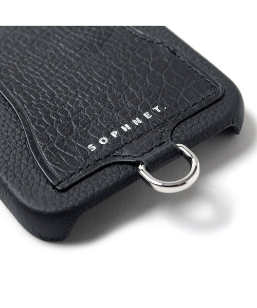 SOPHNET.(ソフネット)の「DEMIURVO LEATHER PHONE CASE for iPhone 13 Pro(スマホケース/カバー・メンズ・ブラック・FREE)」の4枚目の写真