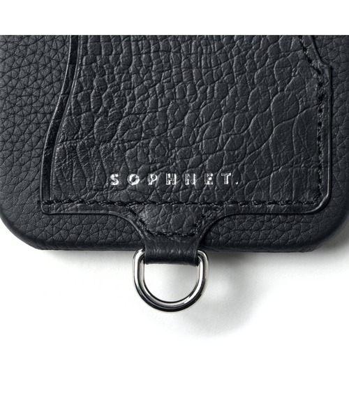 SOPHNET.(ソフネット)の「DEMIURVO LEATHER PHONE CASE for iPhone 13 Pro(スマホケース/カバー・メンズ・ブラック・FREE)」の8枚目の写真