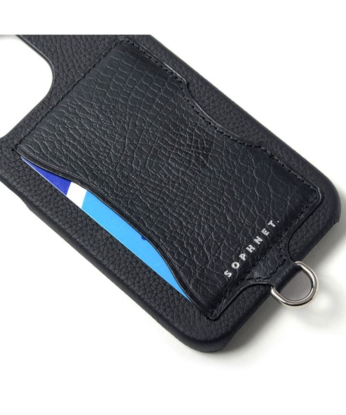 SOPHNET.(ソフネット)の「DEMIURVO LEATHER PHONE CASE for iPhone 13 Pro(スマホケース/カバー・メンズ・ブラック・FREE)」の7枚目の写真