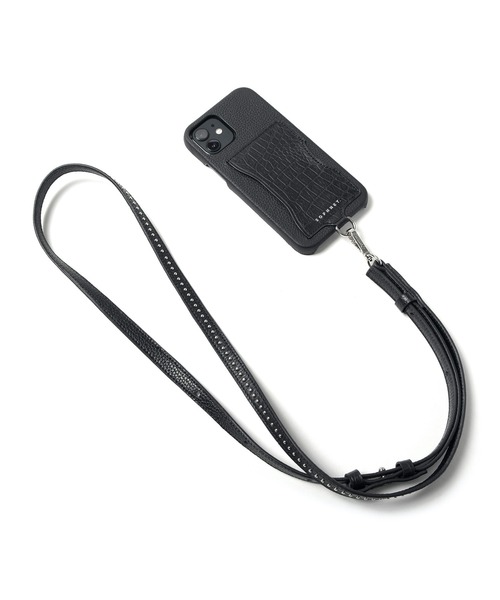 SOPHNET.(ソフネット)の「DEMIURVO LEATHER PHONE CASE for iPhone 13 Pro(スマホケース/カバー・メンズ・ブラック・FREE)」の3枚目の写真