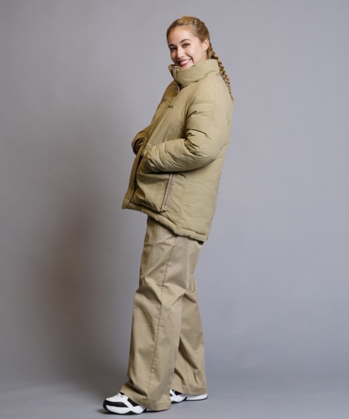 Dickies（ディッキーズ）の「【ムラサキスポーツ別注】Dickies/ディッキーズ  ワイドストレッチパンツ ウェストロゴ   18373000（その他パンツ・レディース・イエロー/ベージュ/ピンク/ブラック/ブルー/グレー・M/L）」の18枚目の写真