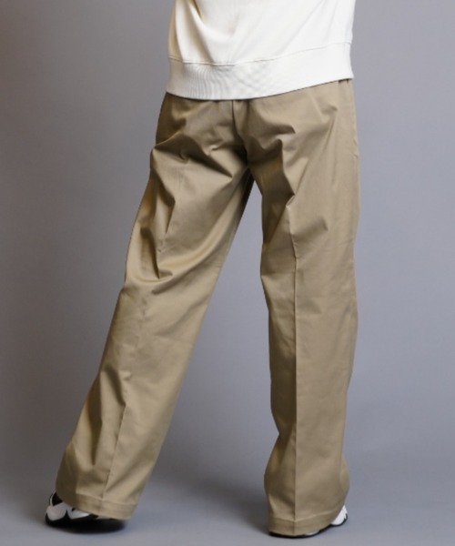 Dickies（ディッキーズ）の「【ムラサキスポーツ別注】Dickies/ディッキーズ  ワイドストレッチパンツ ウェストロゴ   18373000（その他パンツ・レディース・イエロー/ベージュ/ピンク/ブラック/ブルー/グレー・M/L）」の15枚目の写真