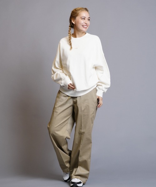 Dickies（ディッキーズ）の「【ムラサキスポーツ別注】Dickies/ディッキーズ  ワイドストレッチパンツ ウェストロゴ   18373000（その他パンツ・レディース・イエロー/ベージュ/ピンク/ブラック/ブルー/グレー・M/L）」の16枚目の写真