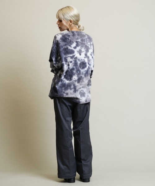 Dickies（ディッキーズ）の「【ムラサキスポーツ別注】Dickies/ディッキーズ  ワイドストレッチパンツ ウェストロゴ   18373000（その他パンツ・レディース・イエロー/ベージュ/ピンク/ブラック/ブルー/グレー・M/L）」の12枚目の写真