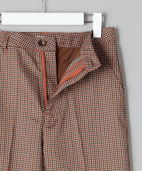 FREAK'S STORE（フリークスストア）の「センタープレスフレアチェックパンツ（スラックス・レディース・ピンク/グリーン・SMALL/MEDIUM）」の10枚目の写真