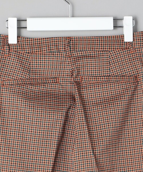 FREAK'S STORE（フリークスストア）の「センタープレスフレアチェックパンツ（スラックス・レディース・ピンク/グリーン・SMALL/MEDIUM）」の8枚目の写真