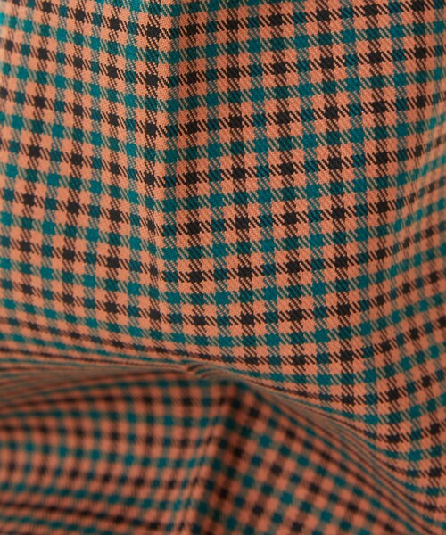 FREAK'S STORE（フリークスストア）の「センタープレスフレアチェックパンツ（スラックス・レディース・ピンク/グリーン・SMALL/MEDIUM）」の6枚目の写真