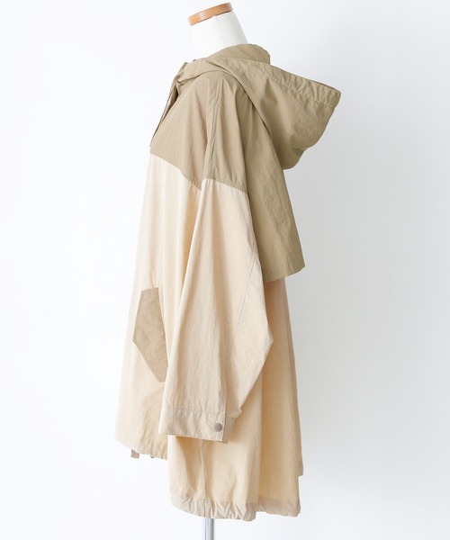 osharewalker（オシャレウォーカー）の「【廃盤】『テントライン配色ナイロンブルゾン』（マウンテンパーカー・レディース・プラム/ライトベージュ/ブラック・FREE）」の21枚目の写真