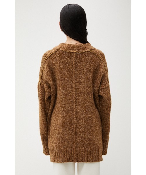 crie conforto(クリーコンフォルト)の「MIXシャギーニットカーディガン(カーディガン/ボレロ・レディース・マスタード/ブラウン/グリーン/グレー/サンドベージュ/ライトブルー・FREE)」の7枚目の写真