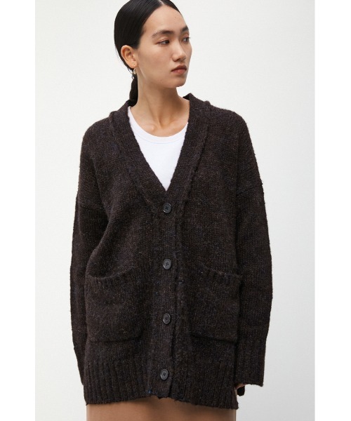 crie conforto(クリーコンフォルト)の「MIXシャギーニットカーディガン(カーディガン/ボレロ・レディース・マスタード/ブラウン/グリーン/グレー/サンドベージュ/ライトブルー・FREE)」の12枚目の写真