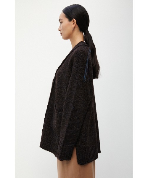 crie conforto(クリーコンフォルト)の「MIXシャギーニットカーディガン(カーディガン/ボレロ・レディース・マスタード/ブラウン/グリーン/グレー/サンドベージュ/ライトブルー・FREE)」の15枚目の写真