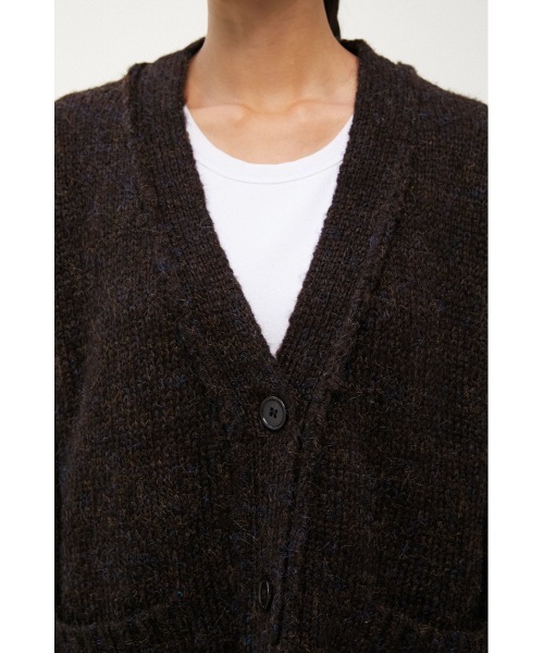 crie conforto(クリーコンフォルト)の「MIXシャギーニットカーディガン(カーディガン/ボレロ・レディース・マスタード/ブラウン/グリーン/グレー/サンドベージュ/ライトブルー・FREE)」の17枚目の写真