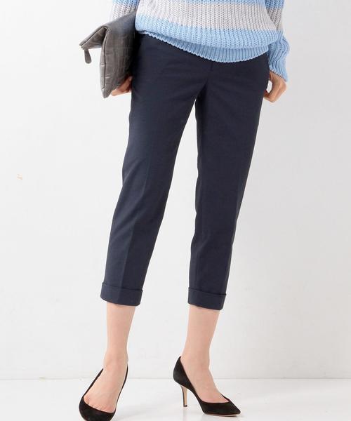 UNITED ARROWS（ユナイテッドアローズ）の「○UAB P/C/L ドビー スリム パンツ∂♯◆（その他パンツ・レディース・ベージュ/ロイヤルブルー/ネイビー・36/38/40/34）」の2枚目の写真