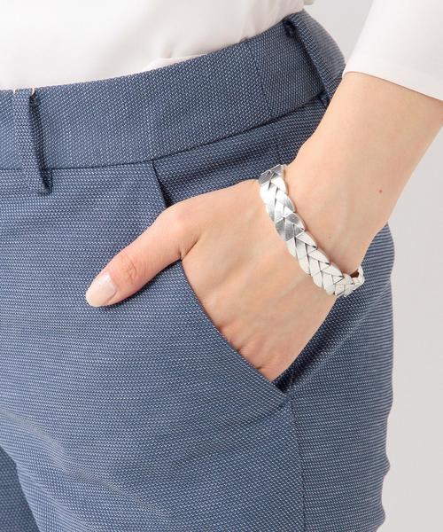 UNITED ARROWS（ユナイテッドアローズ）の「○UAB P/C/L ドビー スリム パンツ∂♯◆（その他パンツ・レディース・ベージュ/ロイヤルブルー/ネイビー・36/38/40/34）」の10枚目の写真