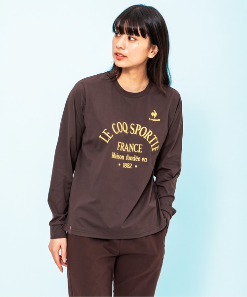 セール ルコック ヘランカハイゲージニットロングスリーブシャツ スポーツウエア レディース 長袖シャツ 吸汗速乾 Uvカット エコ トレーニングウエア Tシャツ カットソー Le Coq Sportif ルコックスポルティフ のファッション通販 Zozotown
