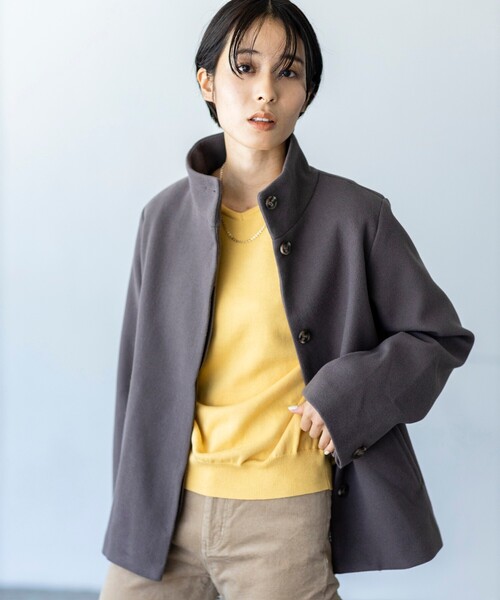 THE SHOP TK （ザ ショップ ティーケー ）の「◆【前後2way/オーガニックコットン】ベーシックニット（ニット/セーター・レディース・ブラック/イエロー/ブルー/ライトベージュ/ホワイト系その他3/ピンク系・11/12/13）」の19枚目の写真