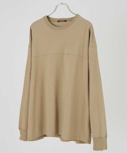 improves(インプローブス)の「USコットン フットボール ロンT(Tシャツ/カットソー・メンズ・ダークグリーン/オフホワイト/チャコール/ピンク/杢グレー/ブラック/ブルー/ネイビー/ブラウン/ベージュ・LARGE/MEDIUM/X-LARGE)」の6枚目の写真