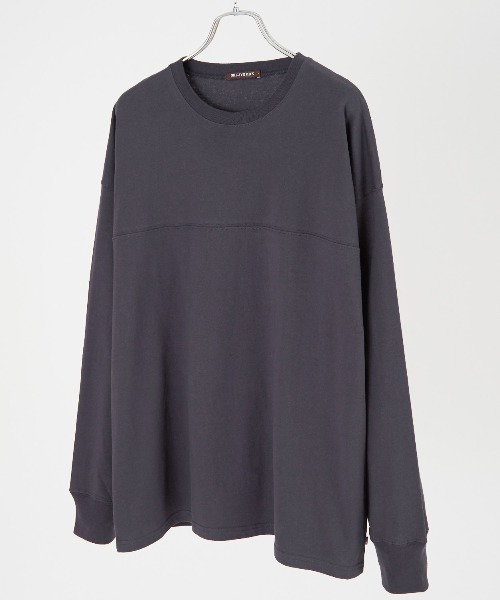 improves(インプローブス)の「USコットン フットボール ロンT(Tシャツ/カットソー・メンズ・ダークグリーン/オフホワイト/チャコール/ピンク/杢グレー/ブラック/ブルー/ネイビー/ブラウン/ベージュ・LARGE/MEDIUM/X-LARGE)」の4枚目の写真