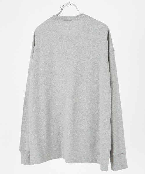 improves(インプローブス)の「USコットン フットボール ロンT(Tシャツ/カットソー・メンズ・ダークグリーン/オフホワイト/チャコール/ピンク/杢グレー/ブラック/ブルー/ネイビー/ブラウン/ベージュ・LARGE/MEDIUM/X-LARGE)」の13枚目の写真