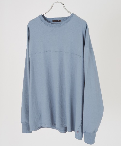 improves(インプローブス)の「USコットン フットボール ロンT(Tシャツ/カットソー・メンズ・ダークグリーン/オフホワイト/チャコール/ピンク/杢グレー/ブラック/ブルー/ネイビー/ブラウン/ベージュ・LARGE/MEDIUM/X-LARGE)」の14枚目の写真